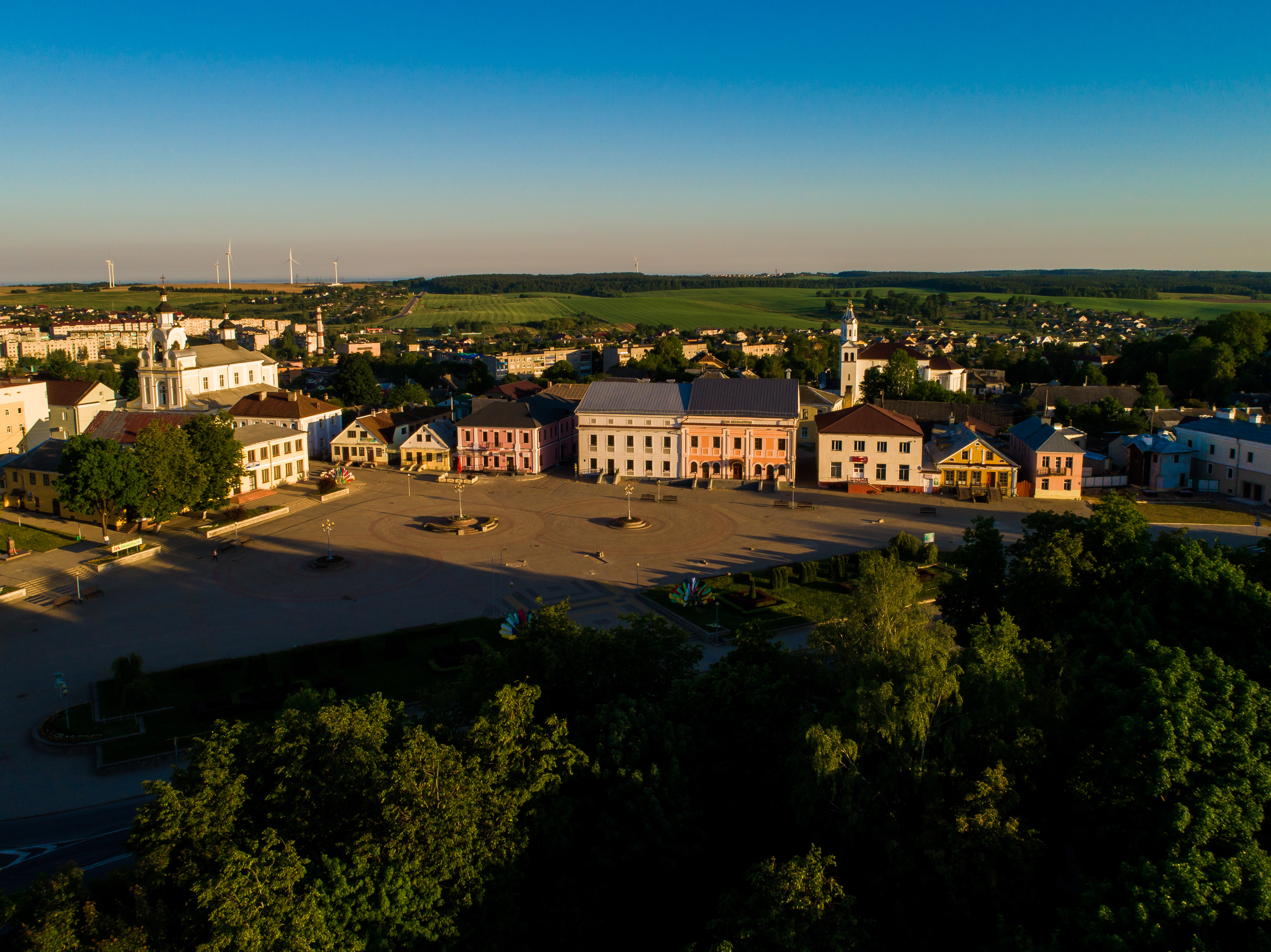 панорама города