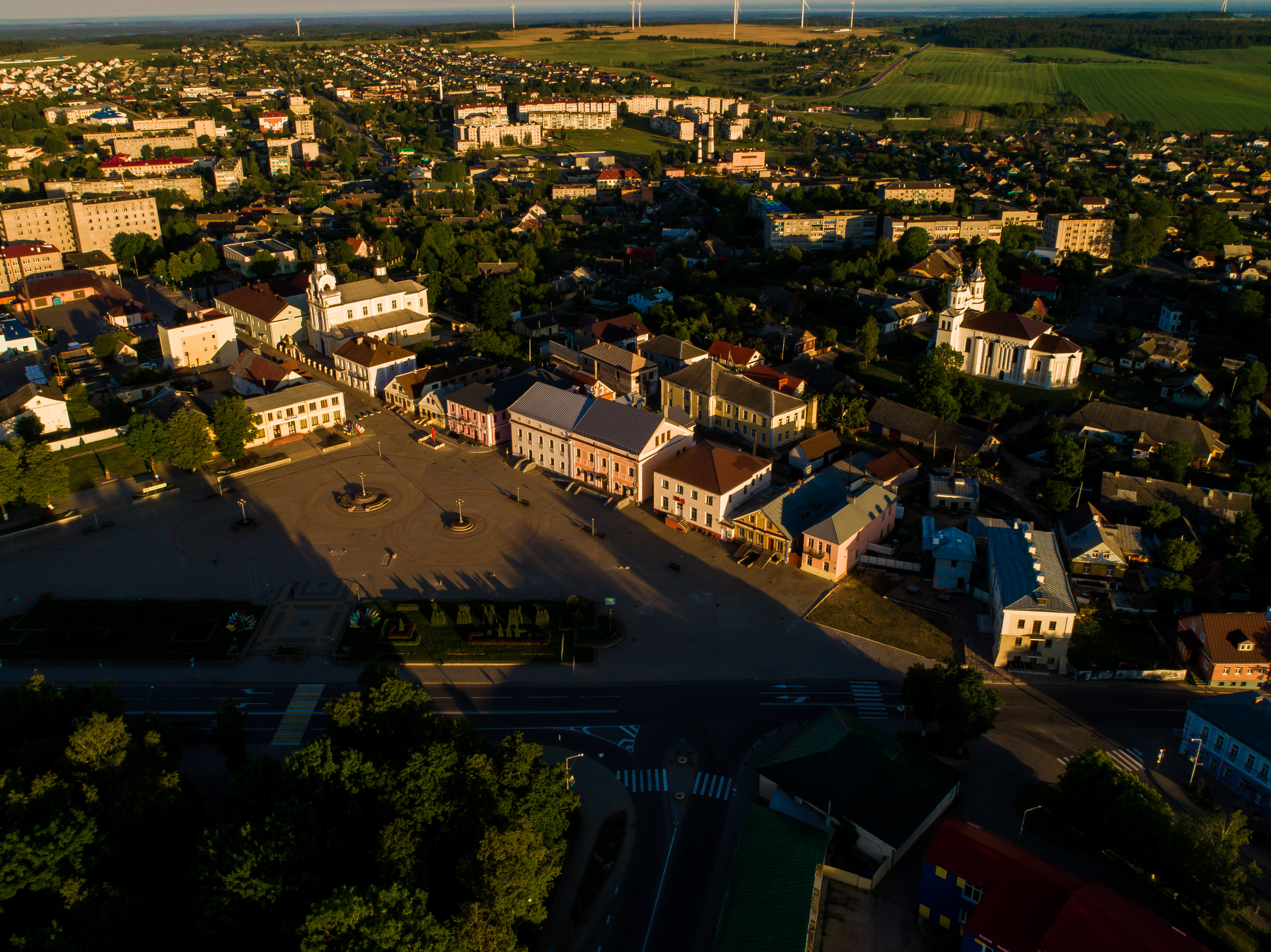 панорама города